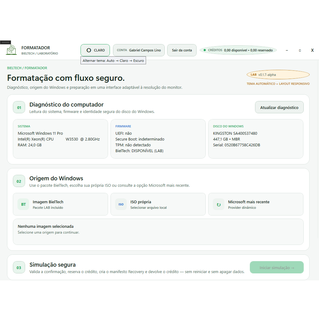 Formatação Simples